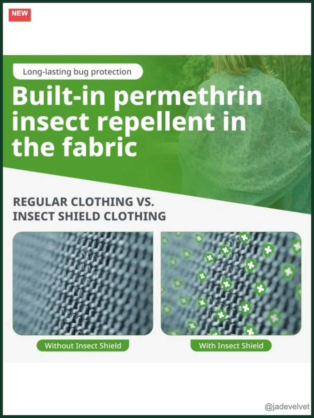 Insect Repellent Scarf Wrap - EPA Registered Mosquito Protection